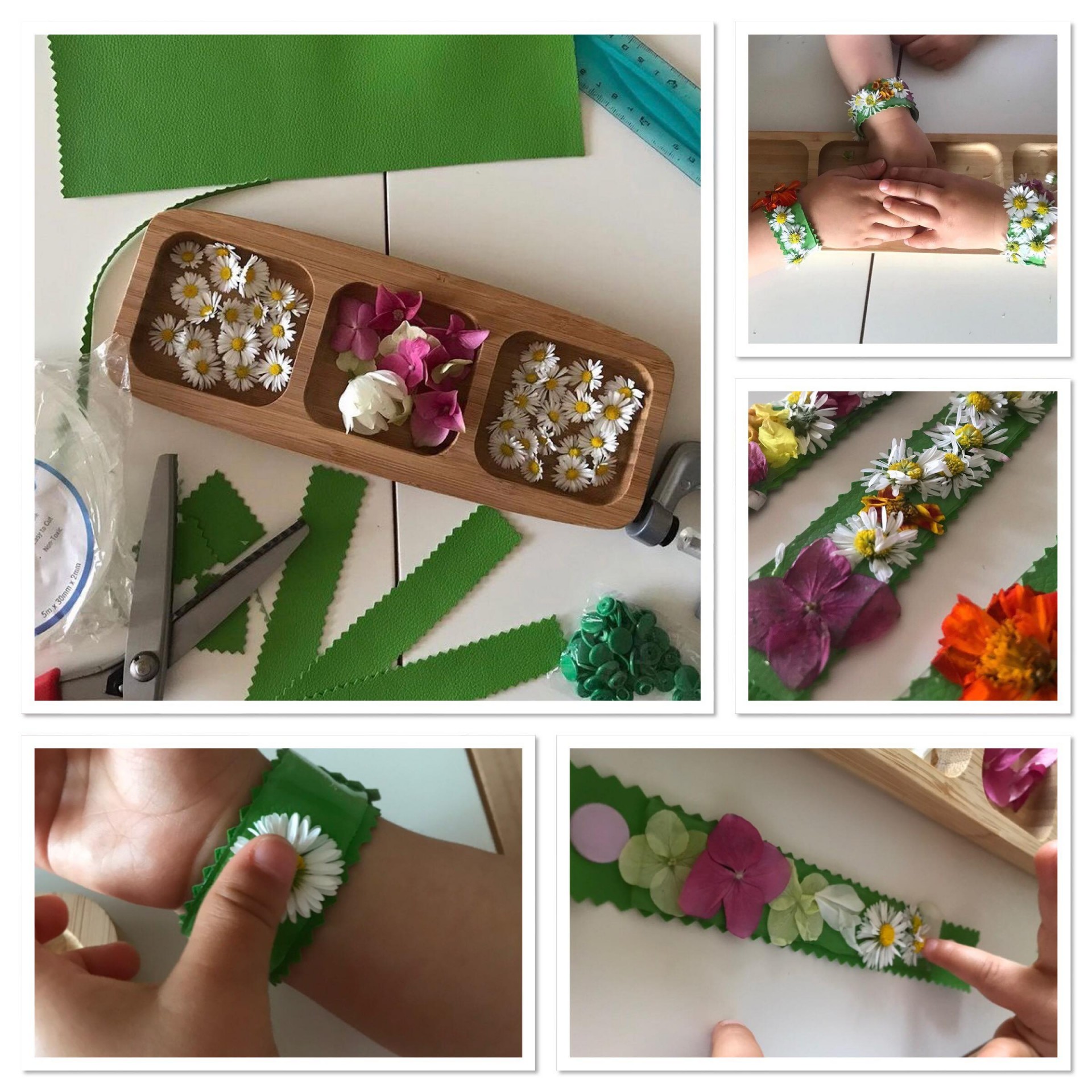 Bracelets fleuris