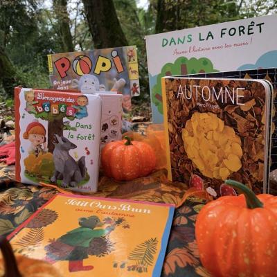 Lecture d’automne en forêt 