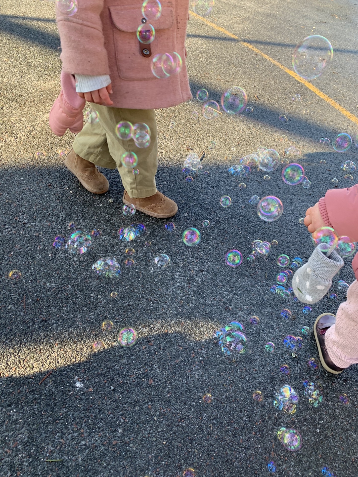 Jouer avec les bulles 