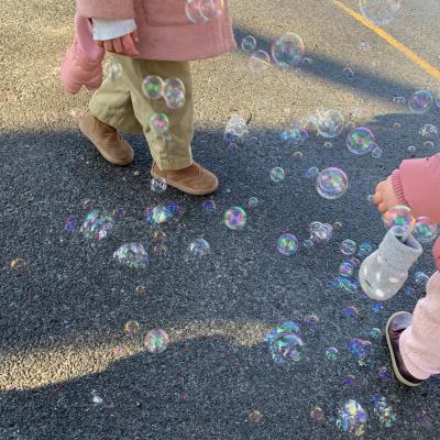Jouer avec les bulles 